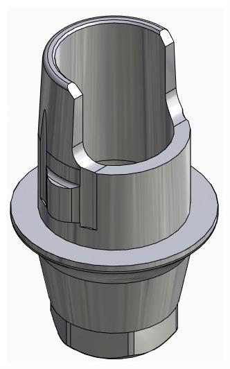 BIONIKA DENTUM, Flexi base, implant level, positioned, type-A