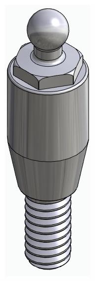 BIONIKA DENTUM, Ball abutment, OC, micro