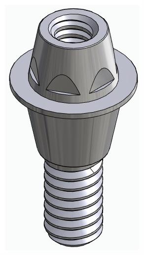 BIONIKA DENTUM, Multi-unit abutment, straight, screwable, narrow, LT2.7
