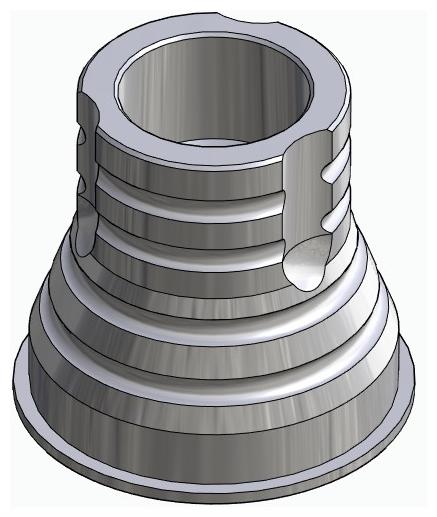 BIONIKA DENTUM, Titanium base, multi-unit level, non-positioned