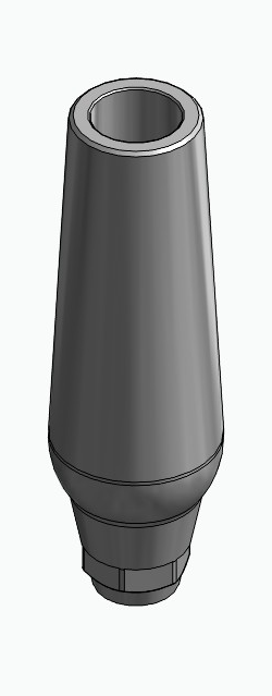 BIONIKA DENTUM, Universal abutment, straight, positioned