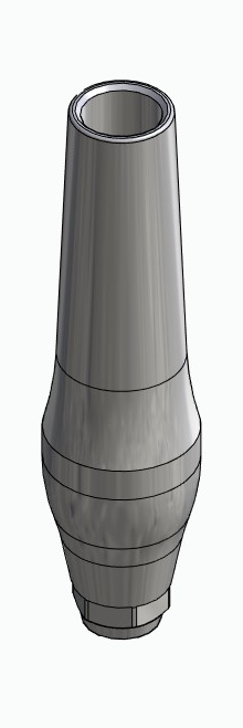 BIONIKA DENTUM, Universal abutment, straight, positioned
