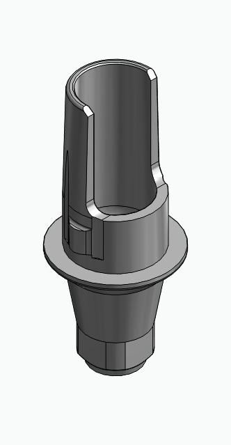 BIONIKA DN, Flexi base, implant level, positioned, type-A
