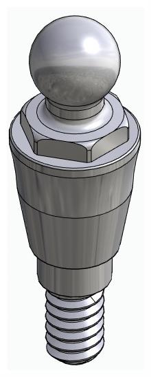 BIONIKA DN, Ball abutment, OC, normal