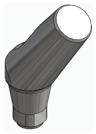 BIONIKA DN, Narrow abutment, angled, positioned, type-A