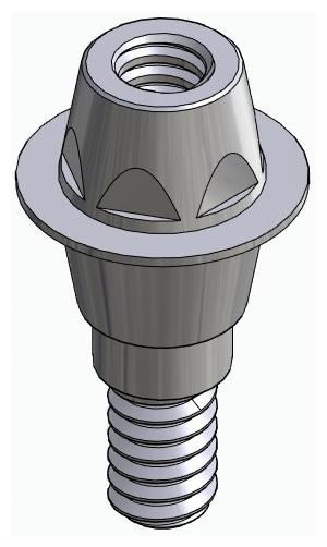 BIONIKA DN, Multi-unit abutment, straight, screwable, narrow, LT2.7