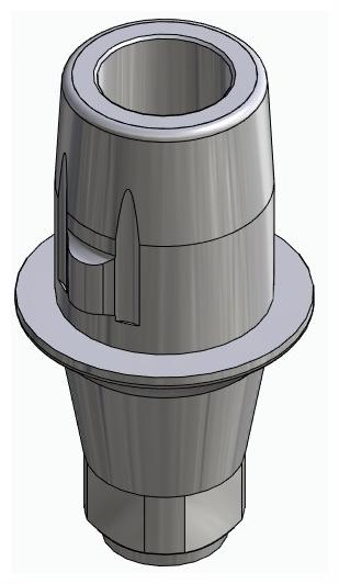 BIONIKA DN, Titanium base, positioned