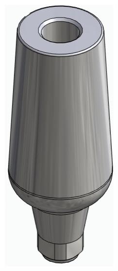 BIONIKA DN, Universal abutment, straight, positioned