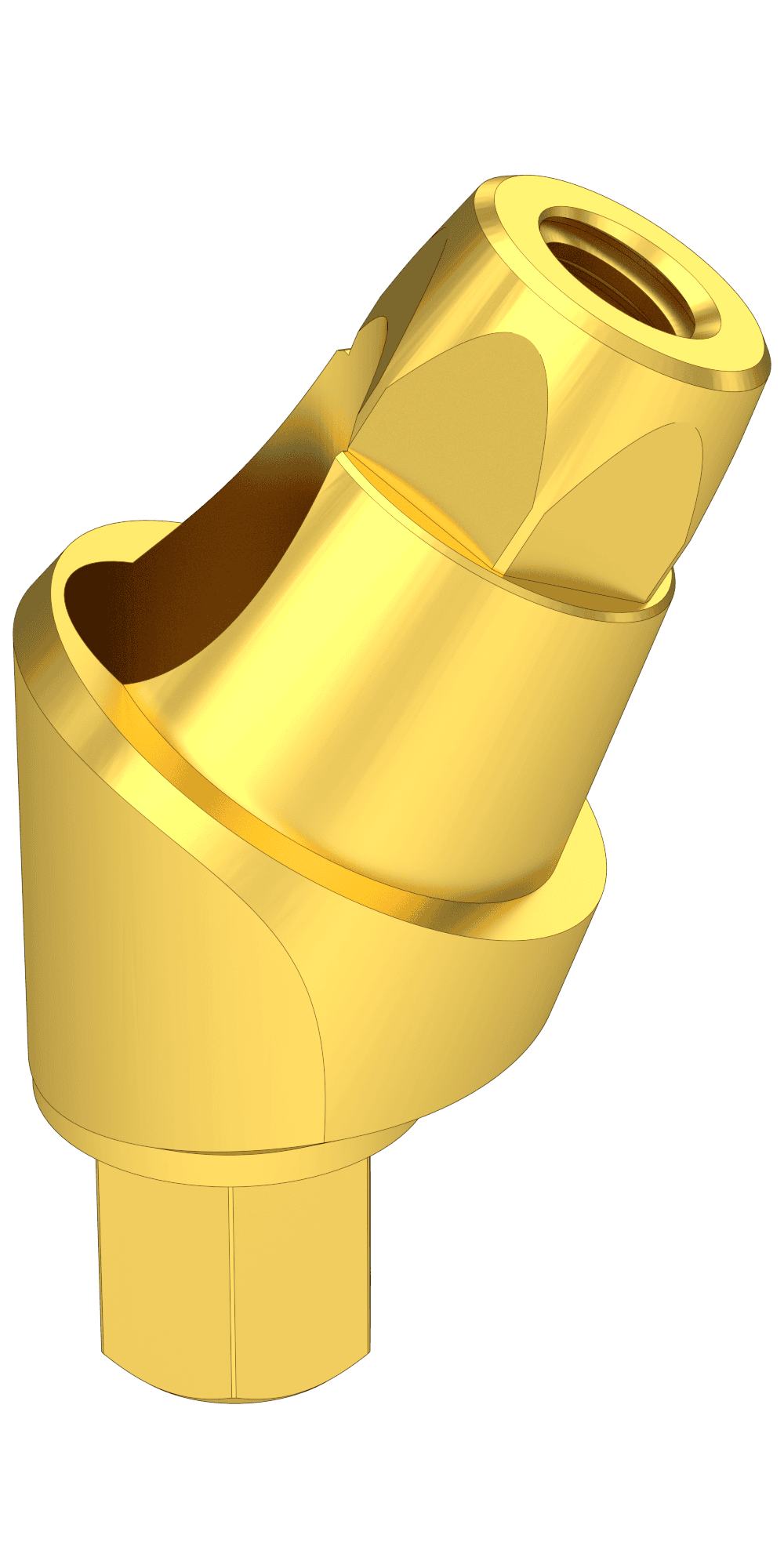 Bioplant, Multi-unit SR abutment, oblique, positioned