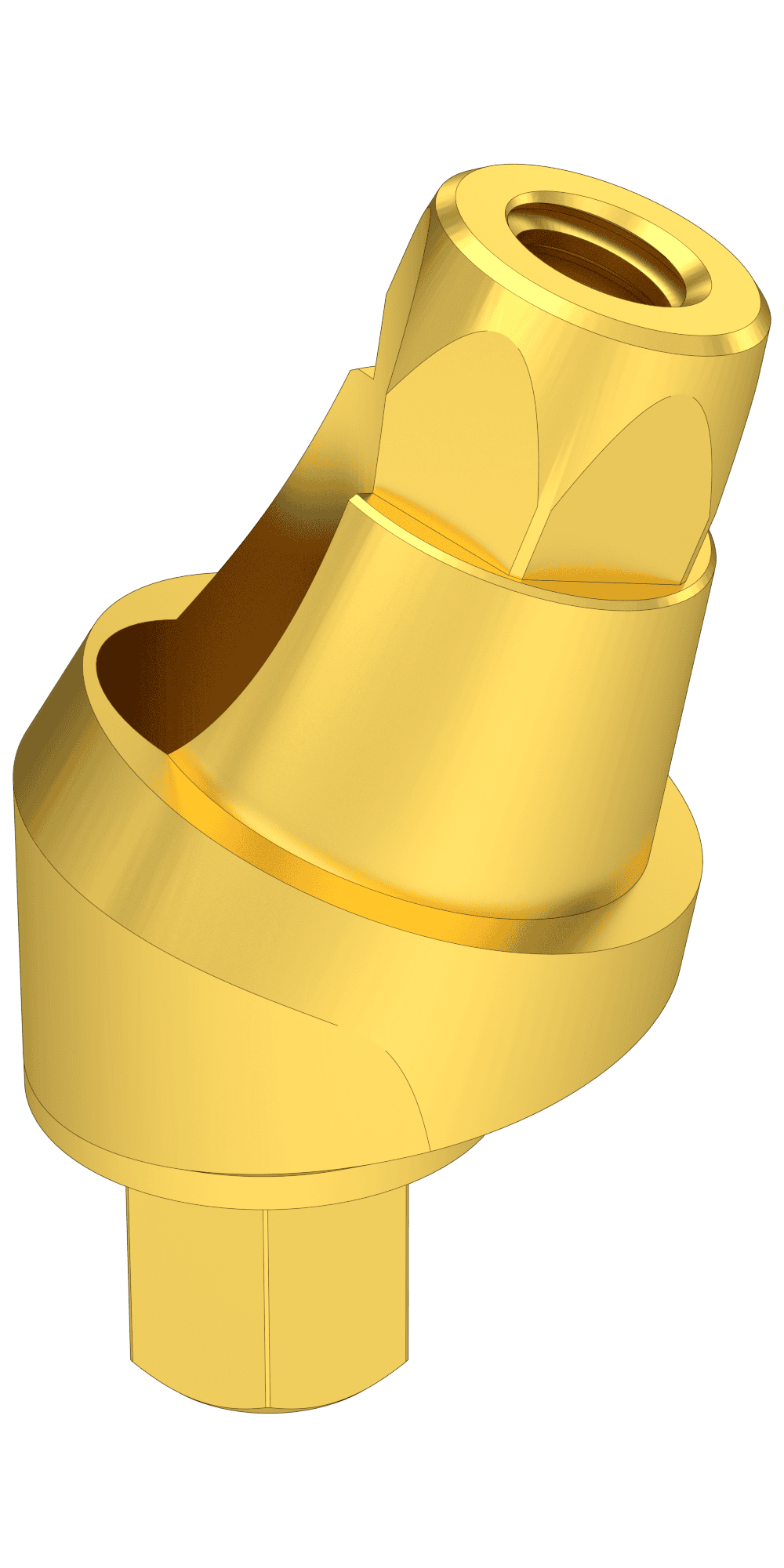 Bioplant, Multi-unit SR abutment, oblique, positioned