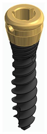 HYBRID, Implant, mini, locator head