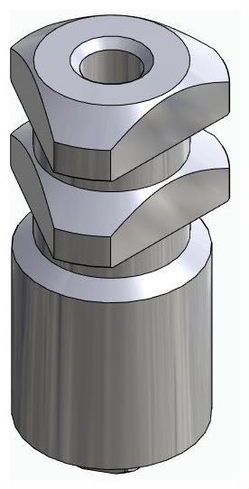 BIONIKA TH, Impression coping for open tray, uniform, positioned