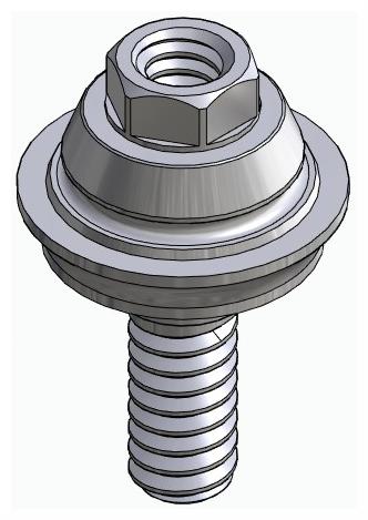 BIONIKA TH, Multi-unit abutment, straight, screwable, wide, LT2