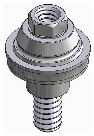 BIONIKA TH, Multi-unit abutment, straight, screwable, wide, LT2