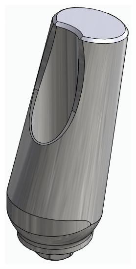 BIONIKA TH, Universal abutment, angled, positioned, type-A