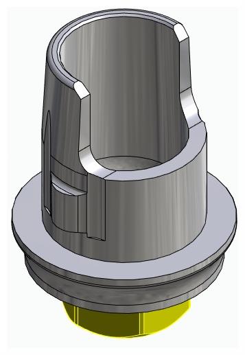 BIONIKA BIOSS, Flexi base, implant level, positioned, type-A