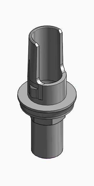 BIONIKA BIOSS, Flexi base, implant level, positioned, type-A