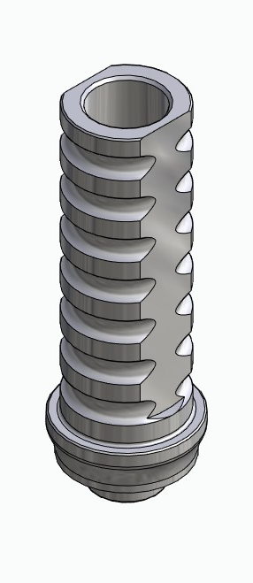 BIONIKA BIOSS, Temporary abutment, implant level, non-positioned