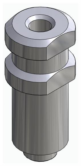 BIONIKA BIOSS, Impression coping for open tray, uniform, non-positioned