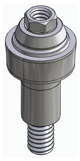 BIONIKA BIOSS, Multi-unit abutment, straight, screwable, wide, LT2