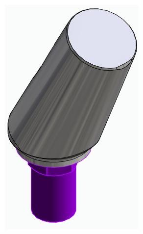 BIONIKA BIOSS, Universal abutment, angled, positioned, type-B