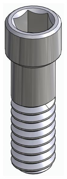 BIONIKA IMPLIE, Abutment screw for angled multi-unit abutment