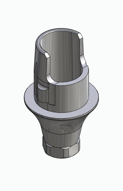 BIONIKA IMPLIE, Flexi base, implant level, positioned, type-A