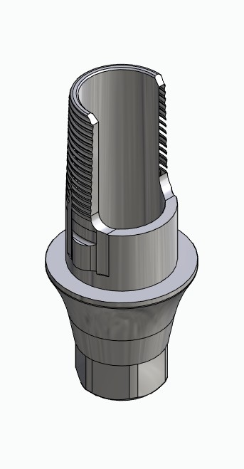 BIONIKA IMPLIE, Flexi base, implant level, positioned, type-A