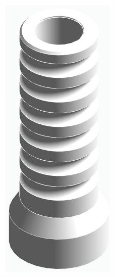 BIONIKA IMPLIE, Castable plastic abutment, multi-unit level, non-positioned