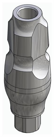 BIONIKA IMPLIE, Impression coping for closed tray, uniform, positioned