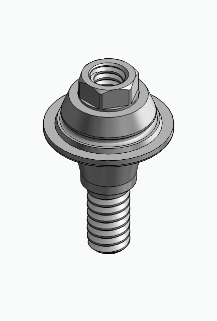 BIONIKA IMPLIE, Multi-unit abutment, straight, screwable, wide, LT2