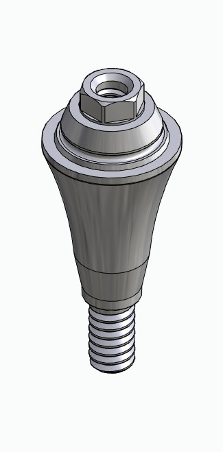 BIONIKA IMPLIE, Multi-unit abutment, straight, screwable, wide, LT2