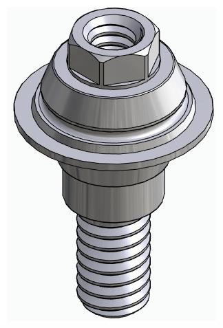 BIONIKA IMPLIE, Multi-unit abutment, straight, screwable, wide, LT2