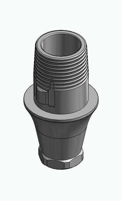 BIONIKA IMPLIE, Titanium base, positioned