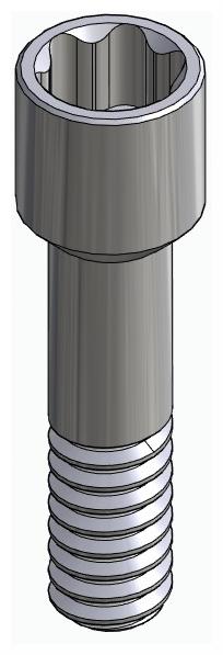 BIONIKA, Abutment screw, surgical, PCT
