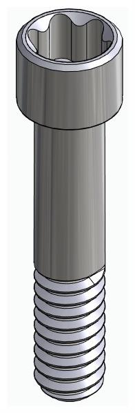 BIONIKA, Abutment screw, surgical, PCT
