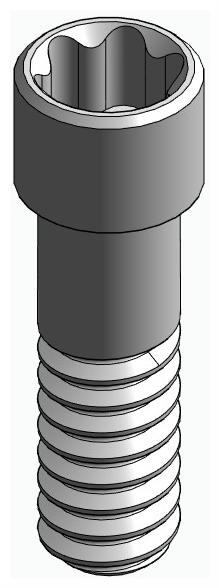BIONIKA, Abutment screw, surgical, PCT