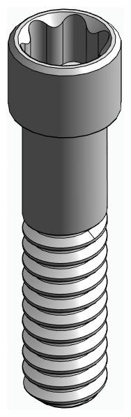 BIONIKA, Abutment screw, surgical, PCT