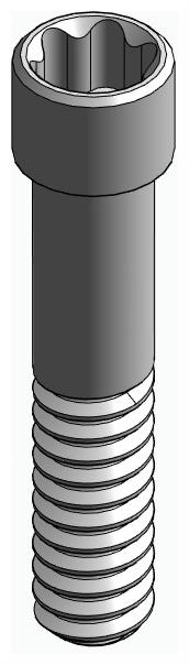 BIONIKA, Abutment screw, surgical, PCT