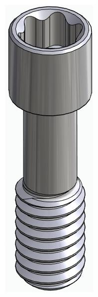 BIONIKA, Abutment screw, surgical, PCT