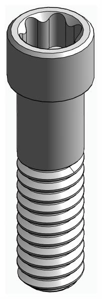 BIONIKA, Abutment screw, surgical, PCT