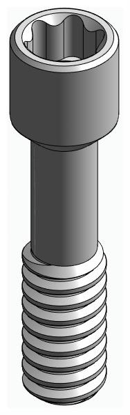 BIONIKA, Abutment screw, surgical, PCT