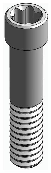 BIONIKA, Abutment screw, surgical, PCT