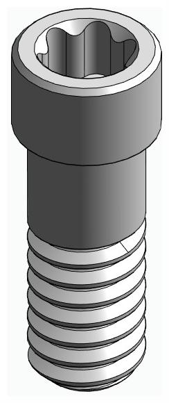 BIONIKA, Abutment screw, surgical, PCT