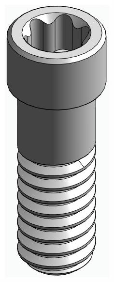 BIONIKA, Abutment screw, surgical, PCT
