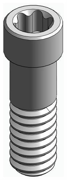 BIONIKA, Abutment screw, surgical, PCT