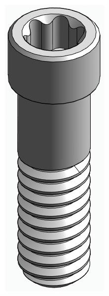 BIONIKA, Abutment screw, surgical, PCT