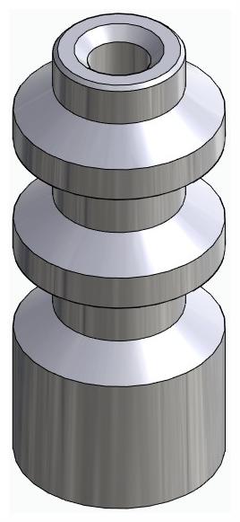 BIONIKA, Impression coping for open tray, multi-unit level, positioned, wide, LT2
