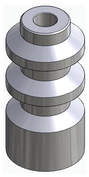 BIONIKA, Impression coping for open tray, multi-unit level, positioned, wide, LT2.7
