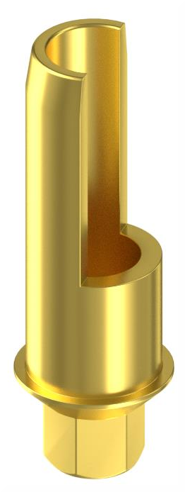 BIONIKA BIOLEVEL, Tubular abutment, stepped, implant level, positioned